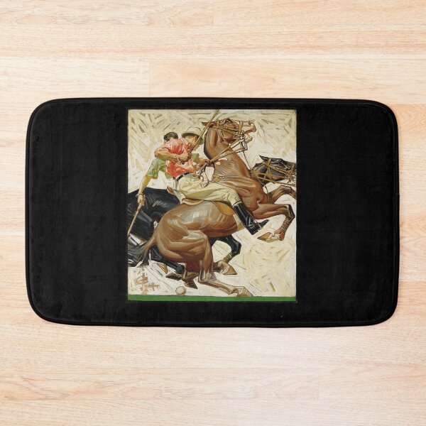 Item preview, Polo Players on Horseback (1914) - J. C. Leyendecker designed and sold by roosev-elsimon.