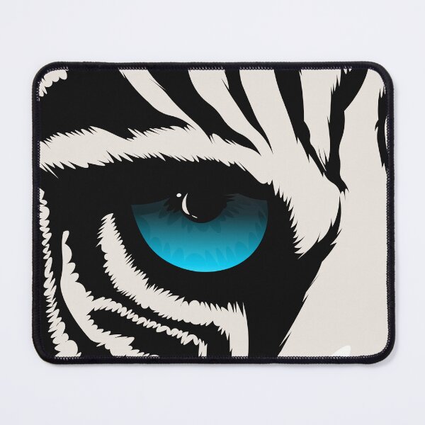 Item preview, white tiger blue eye designed and sold by illustrational0.