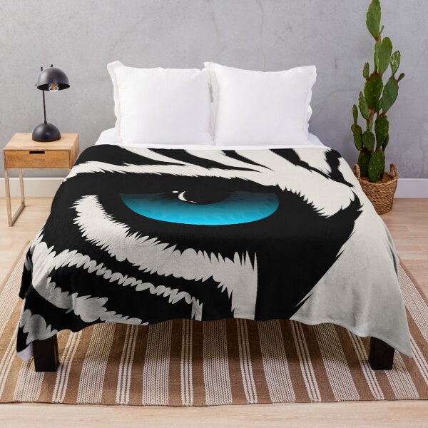 Item preview, white tiger blue eye designed and sold by illustrational0.