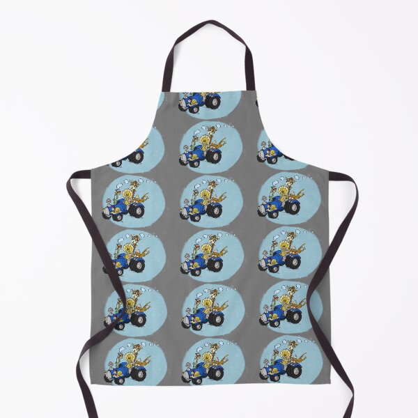 Item preview, Animals on a Blue Tractor designed and sold by Everyday Motif.