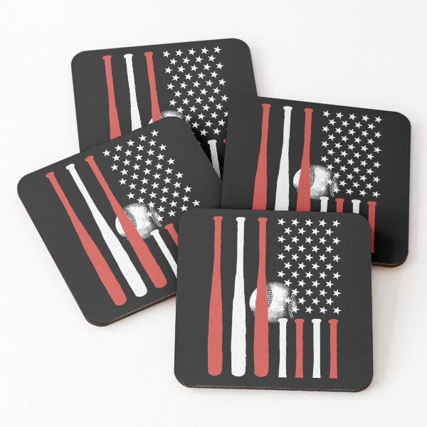Item preview, Baseball bat with America flag designed and sold by ChrisFeil.
