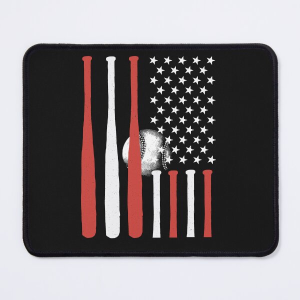 Item preview, Baseball bat with America flag designed and sold by ChrisFeil.