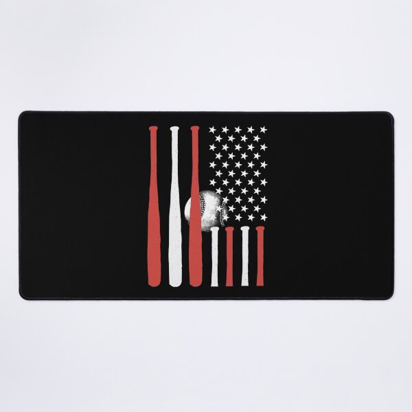 Item preview, Baseball bat with America flag designed and sold by ChrisFeil.