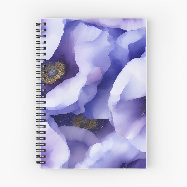 Item preview, Blue Watercolour Poppies Vol 01 designed and sold by Artekinium.