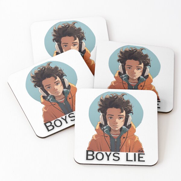 Item preview, Boys Lie boy boy  with headphones on  designed and sold by Socool101.