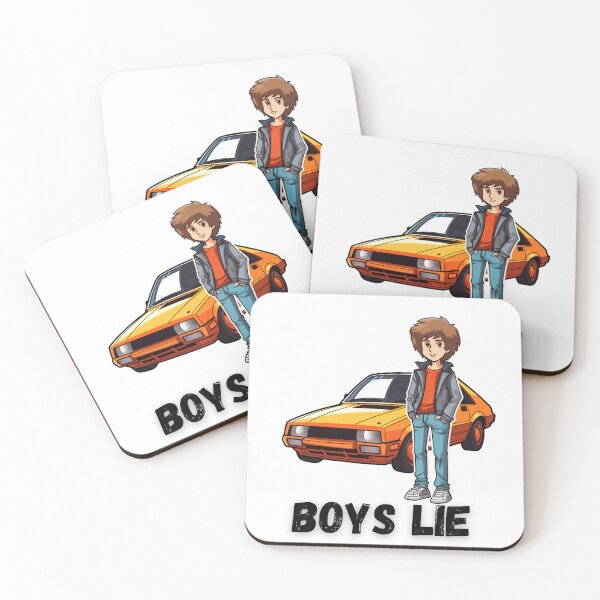 Item preview,  Lie boy with boy next to car  designed and sold by Socool101.