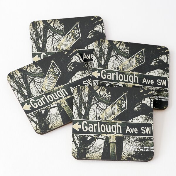 Item preview, Garlough Avenue Southwest & Southwest Hanford Street, West Seattle, Washington by Mistah Wilson designed and sold by The Street Sign Store.