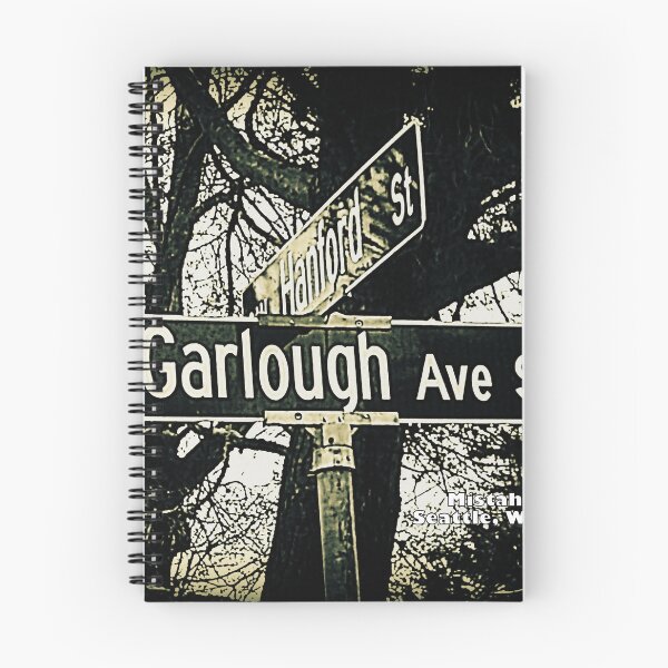 Item preview, Garlough Avenue Southwest & Southwest Hanford Street, West Seattle, Washington by Mistah Wilson designed and sold by The Street Sign Store.