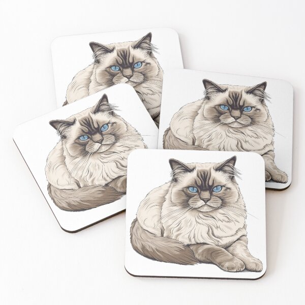 Item preview, Ragdoll Cat Breed Graphic Design: Creative Clawsome Artwork and Merchandise for Feline Lovers! designed and sold by DooodleGod.