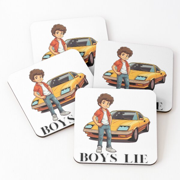 Item preview,  Boys Lie boy with orange car   designed and sold by Socool101.