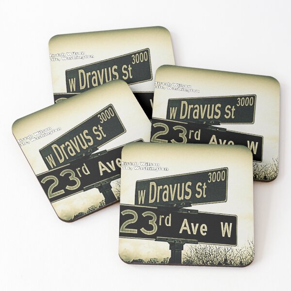 Item preview, West Dravus Street & 23rd Avenue West, Seattle, Washington by Mistah Wilson designed and sold by The Street Sign Store.