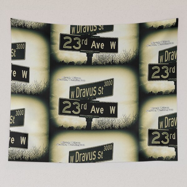 Item preview, West Dravus Street & 23rd Avenue West, Seattle, Washington by Mistah Wilson designed and sold by The Street Sign Store.
