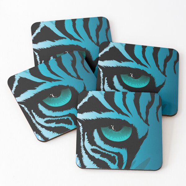 Item preview, blue tiger blue eye designed and sold by illustrational0.