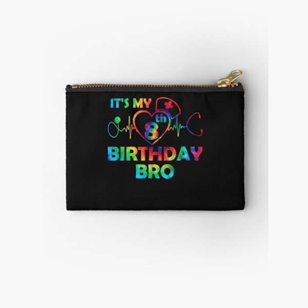 Item preview, Tie Dye It's my 8th birthday bro Eighth B-day party for boys designed and sold by mainana78.