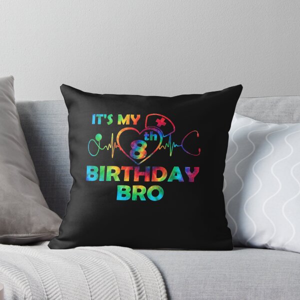 Item preview, Tie Dye It's my 8th birthday bro Eighth B-day party for boys designed and sold by mainana78.