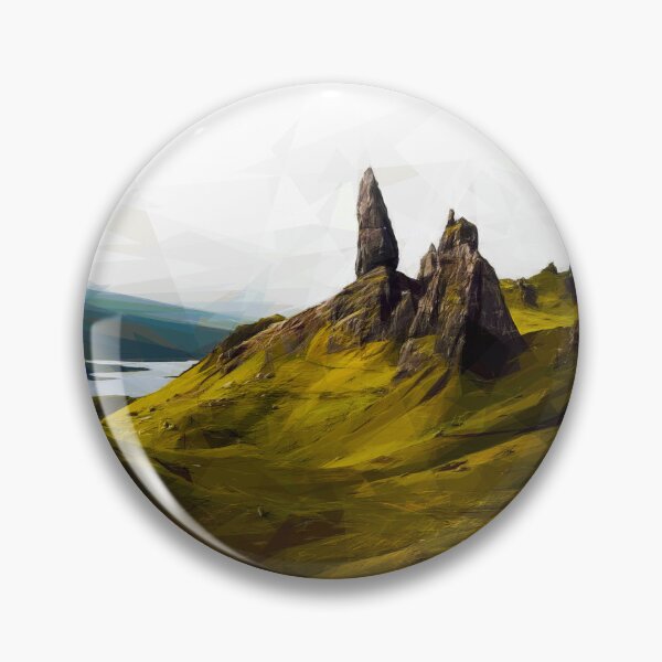 Item preview, The Storr, Staffin Isle of Skye. Image created using geometric shapes designed and sold by EdgyEdgeArt.