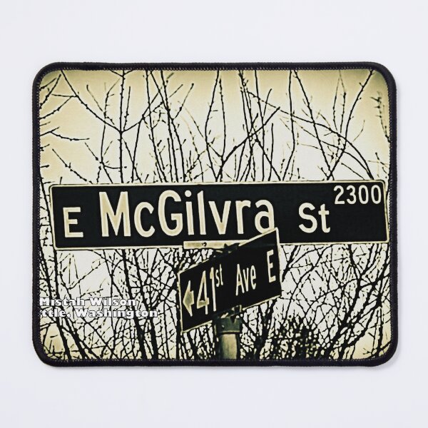 Item preview, East McGilvra Street & 41st Avenue East, Seattle, Washington by Mistah Wilson designed and sold by The Street Sign Store.