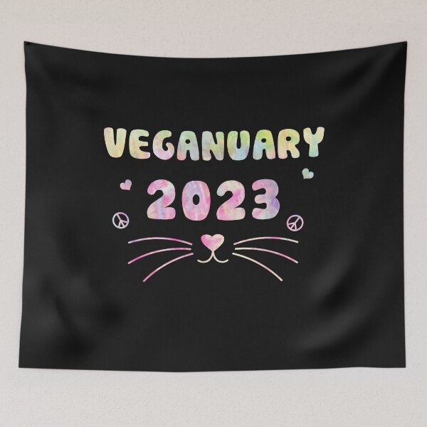 Item preview, Veganuary 2023 Vegan Challenge Veganism Tie Dye designed and sold by mainana78.