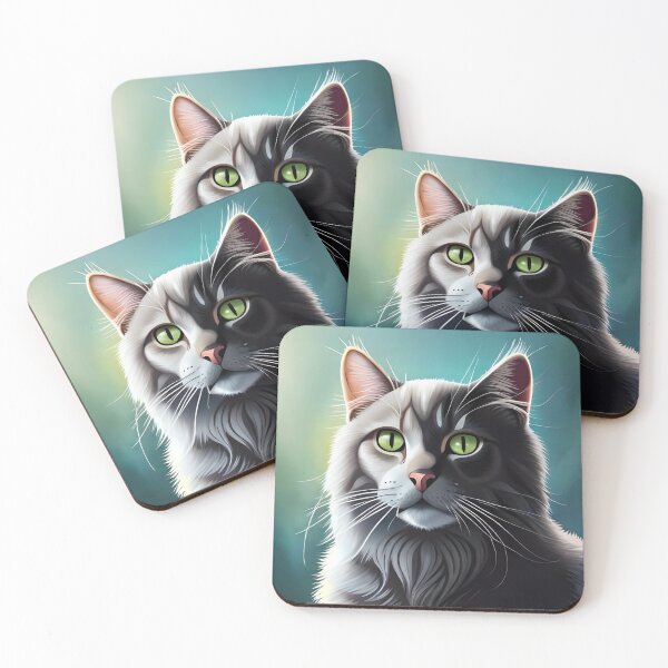 Item preview, Grey cat designed and sold by PrintasticTee.