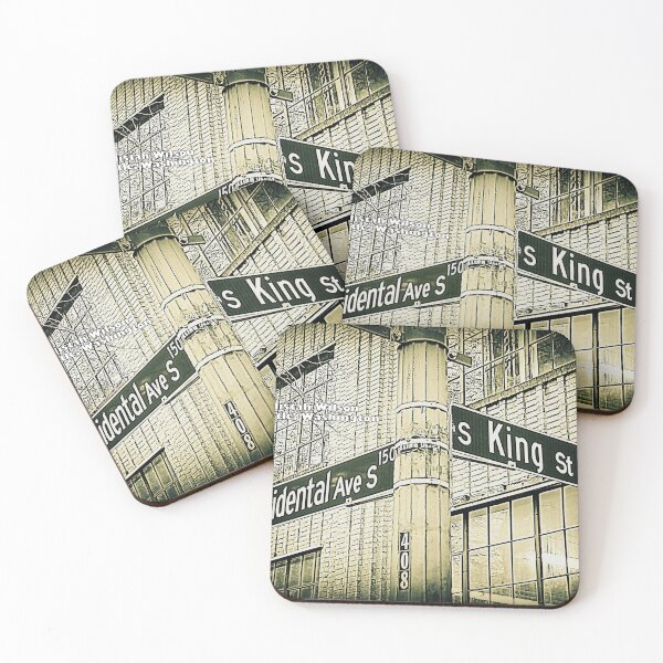 Item preview, Occidental Avenue South & South King Street, Seattle, Washington by Mistah Wilson designed and sold by The Street Sign Store.