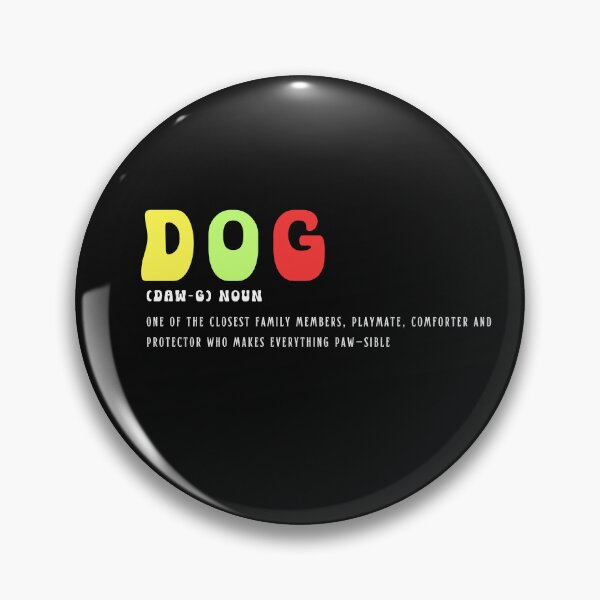 Item preview, Dog Definition Typography designed and sold by thedazzlingmonk.