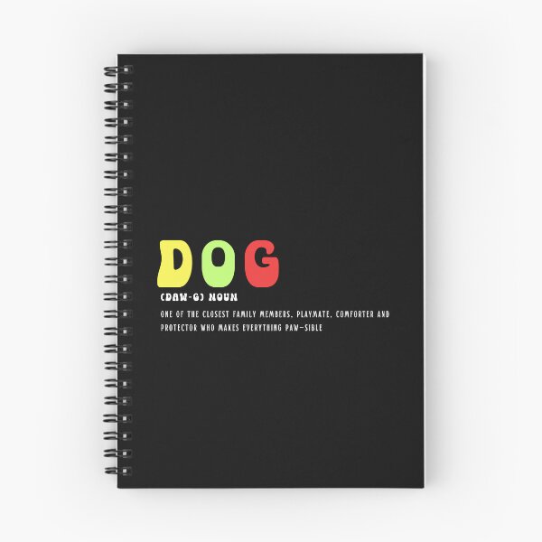 Item preview, Dog Definition Typography designed and sold by thedazzlingmonk.