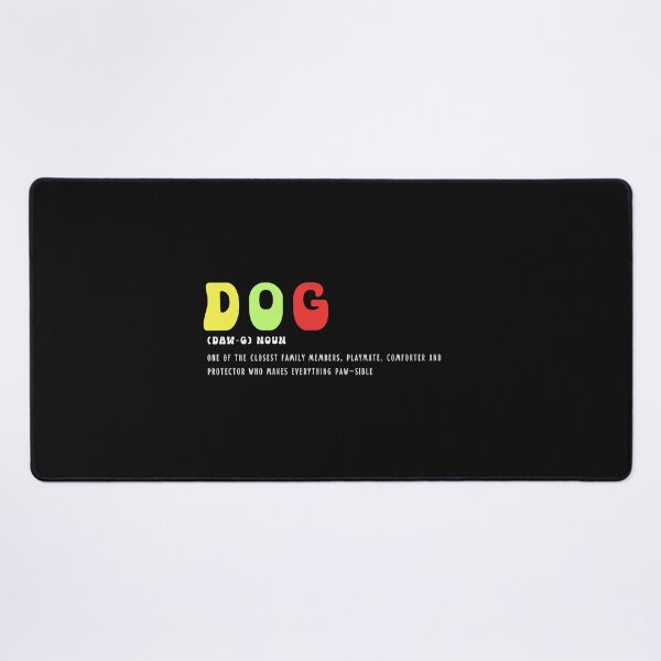 Item preview, Dog Definition Typography designed and sold by thedazzlingmonk.