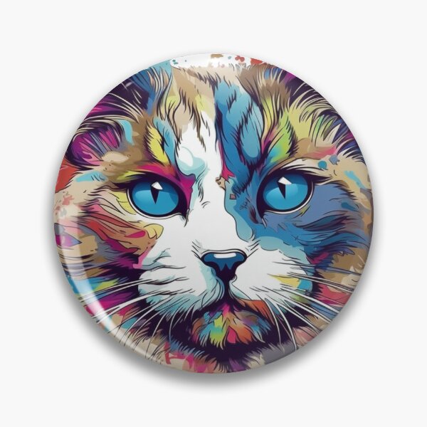 Item preview, Whimsy - Colorful Portrait Art for Ragdoll Cat - High-Quality, Playful Design for Creative and Whimsical Cat Owners designed and sold by DooodleGod.