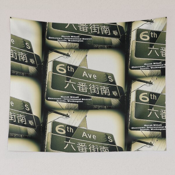 Item preview, 6th Avenue, Seattle, Washington by Mistah Wilson designed and sold by The Street Sign Store.
