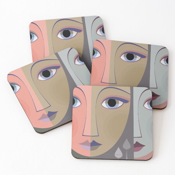 Item preview, FACES #10 designed and sold by Jean Gregory Evans.