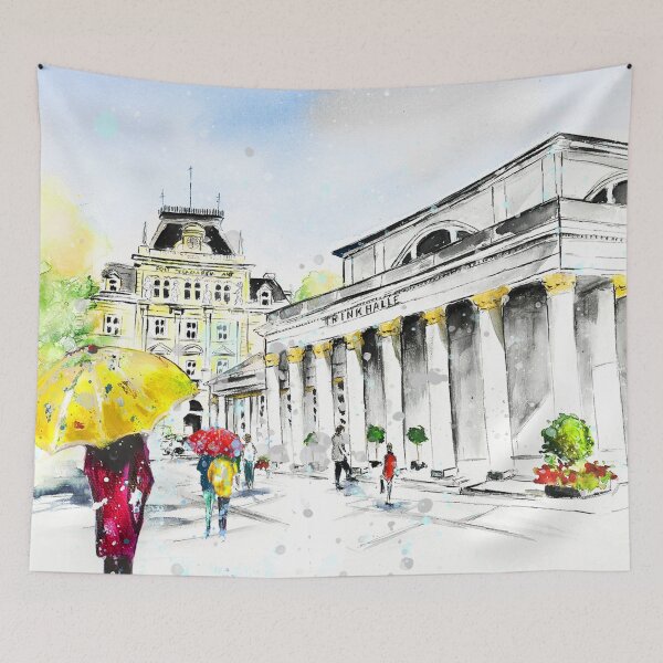 Item preview, Bad Ischl drinking hall designed and sold by CorneliaPilz.