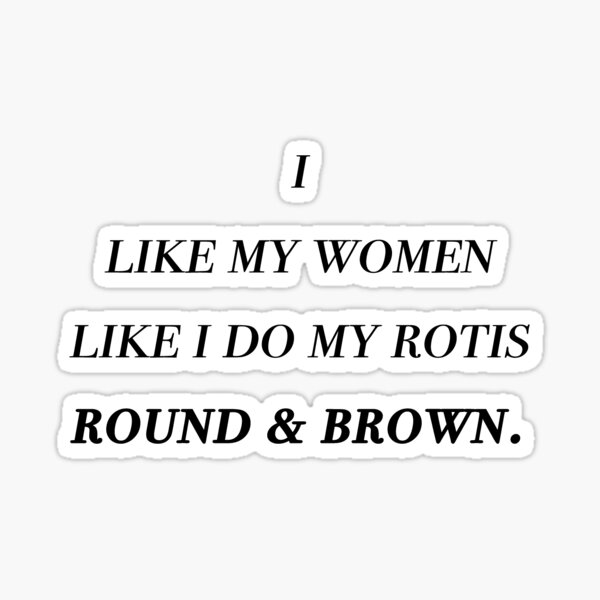 "ROUND AND BROWN" Sticker for Sale by ras97 Redbubble