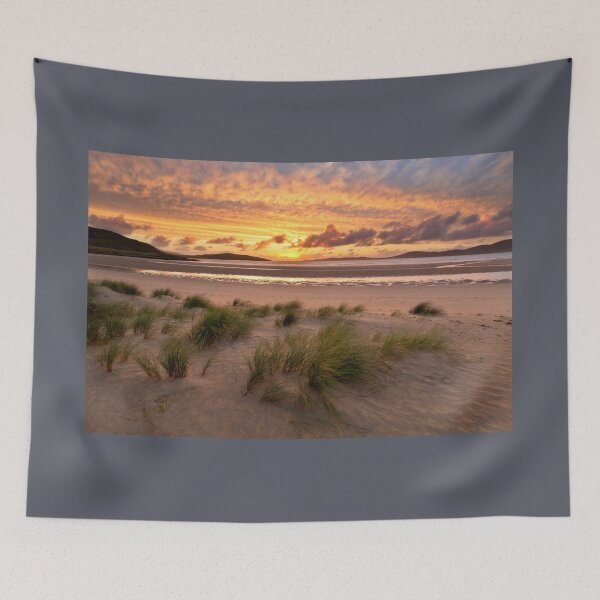 Item preview, Traigh Seilebost Fading Sunset Isle of Harris Scotland. designed and sold by PhotosEcosse.