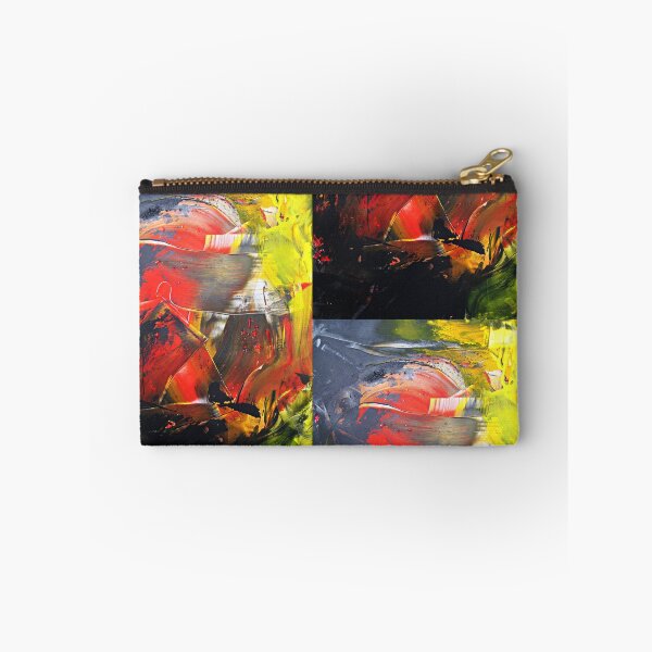 Item preview, Abstract pattern cave landscape red yellow black green gray white designed and sold by G-M-Designs.