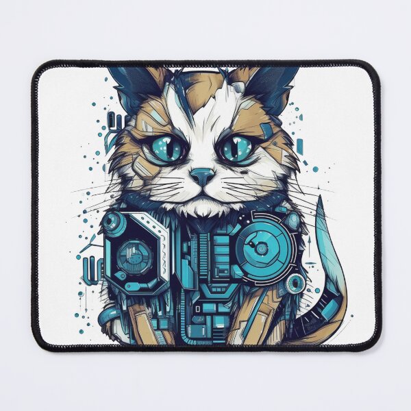 Item preview, Ragdoll Tech Cat - Futuristic High-Tech Design for Adorable & Playful Breed Lovers designed and sold by DooodleGod.