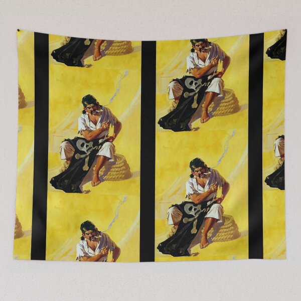 Item preview, “Mending the Pirate Flag” by FX Leyedecker designed and sold by lsrael-velasque.