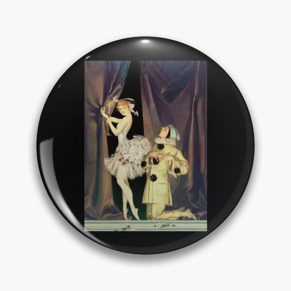 Item preview, “Pierrot and Columbine” by FX Leyendecker designed and sold by lsrael-velasque.