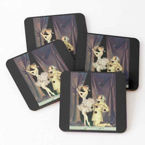 Item preview, “Pierrot and Columbine” by FX Leyendecker designed and sold by lsrael-velasque.