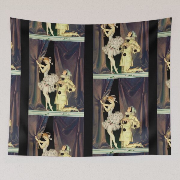 Item preview, “Pierrot and Columbine” by FX Leyendecker designed and sold by lsrael-velasque.