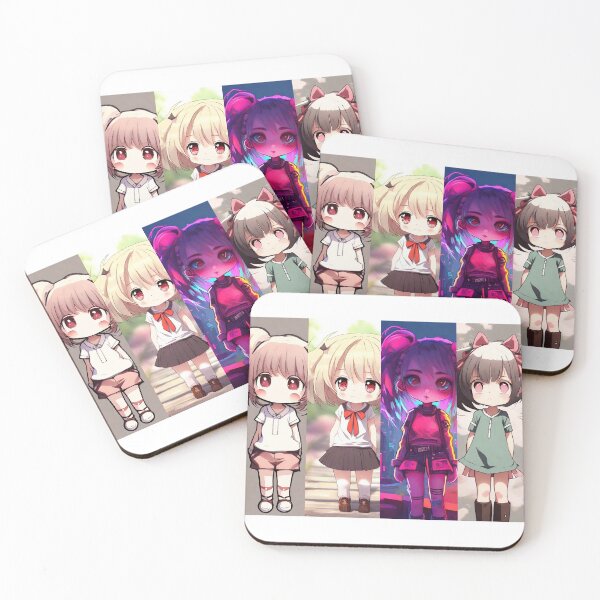 Item preview, Power Packed Anime Girls Graphic Design designed and sold by imaginariumlab.