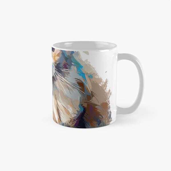 Item preview, Ragdoll Cat Dreams - Impressionistic Art for Feline Lovers and Cute Kitten Fans, capturing the Cuddly Domesticated beauty of this Adorable Feline breed. designed and sold by DooodleGod.