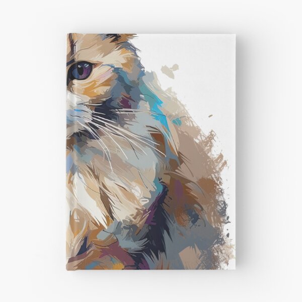 Item preview, Ragdoll Cat Dreams - Impressionistic Art for Feline Lovers and Cute Kitten Fans, capturing the Cuddly Domesticated beauty of this Adorable Feline breed. designed and sold by DooodleGod.