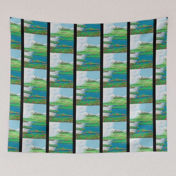 Item preview, Howls Moving Castle Field Scene Long  designed and sold by CarmelaWinkler.