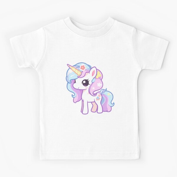 Item preview, Cute Chibi Unicorn in Pastel Colors designed and sold by CozyKawaiiArt.