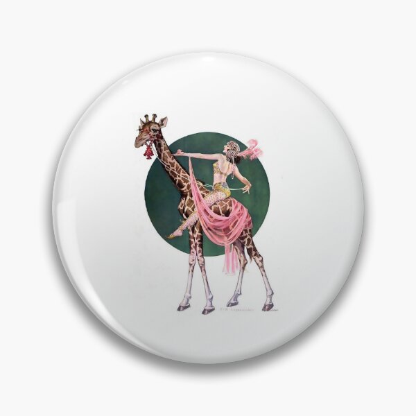 Item preview, “Circus Giraffe Rider” by FX Leyendecker designed and sold by lsrael-velasque.