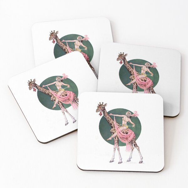 Item preview, “Circus Giraffe Rider” by FX Leyendecker designed and sold by lsrael-velasque.