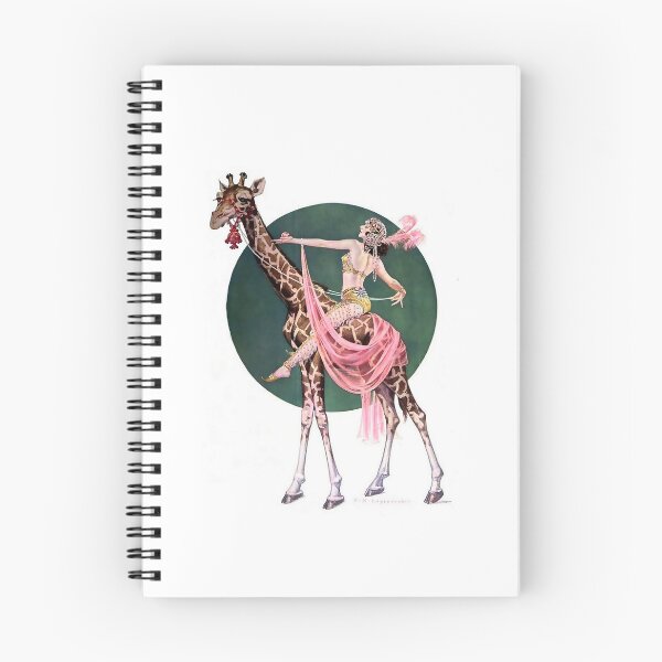 Item preview, “Circus Giraffe Rider” by FX Leyendecker designed and sold by lsrael-velasque.