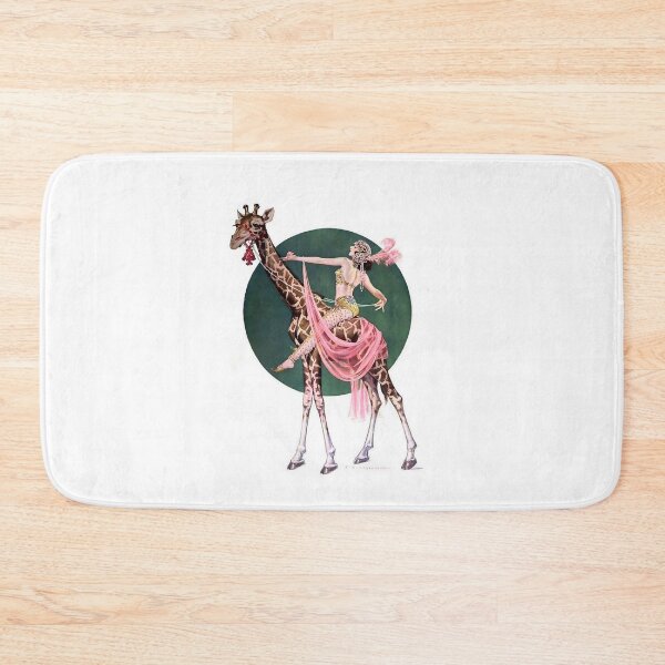 Item preview, “Circus Giraffe Rider” by FX Leyendecker designed and sold by lsrael-velasque.