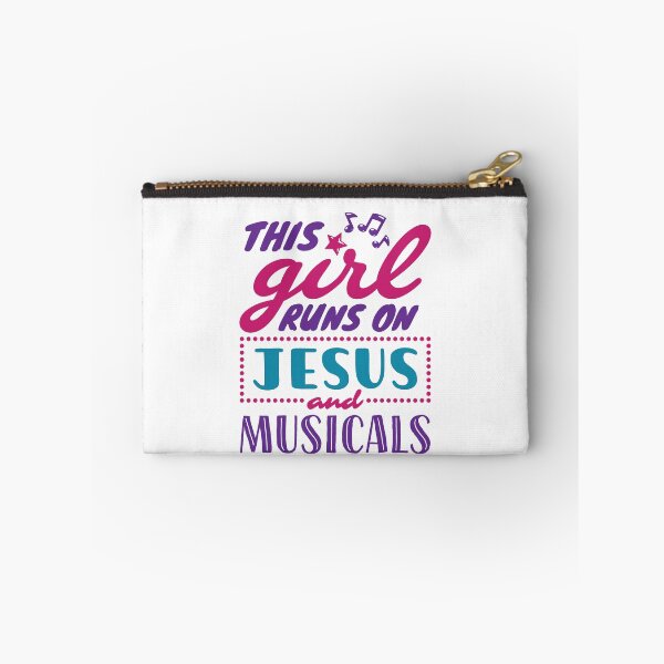 Item preview, This Girl Runs on Jesus and Musicals designed and sold by jaygo.