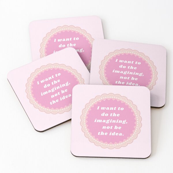 Item preview, I want to do the imagining not be the idea | Barbie Movie quote designed and sold by BloompodDesigns.